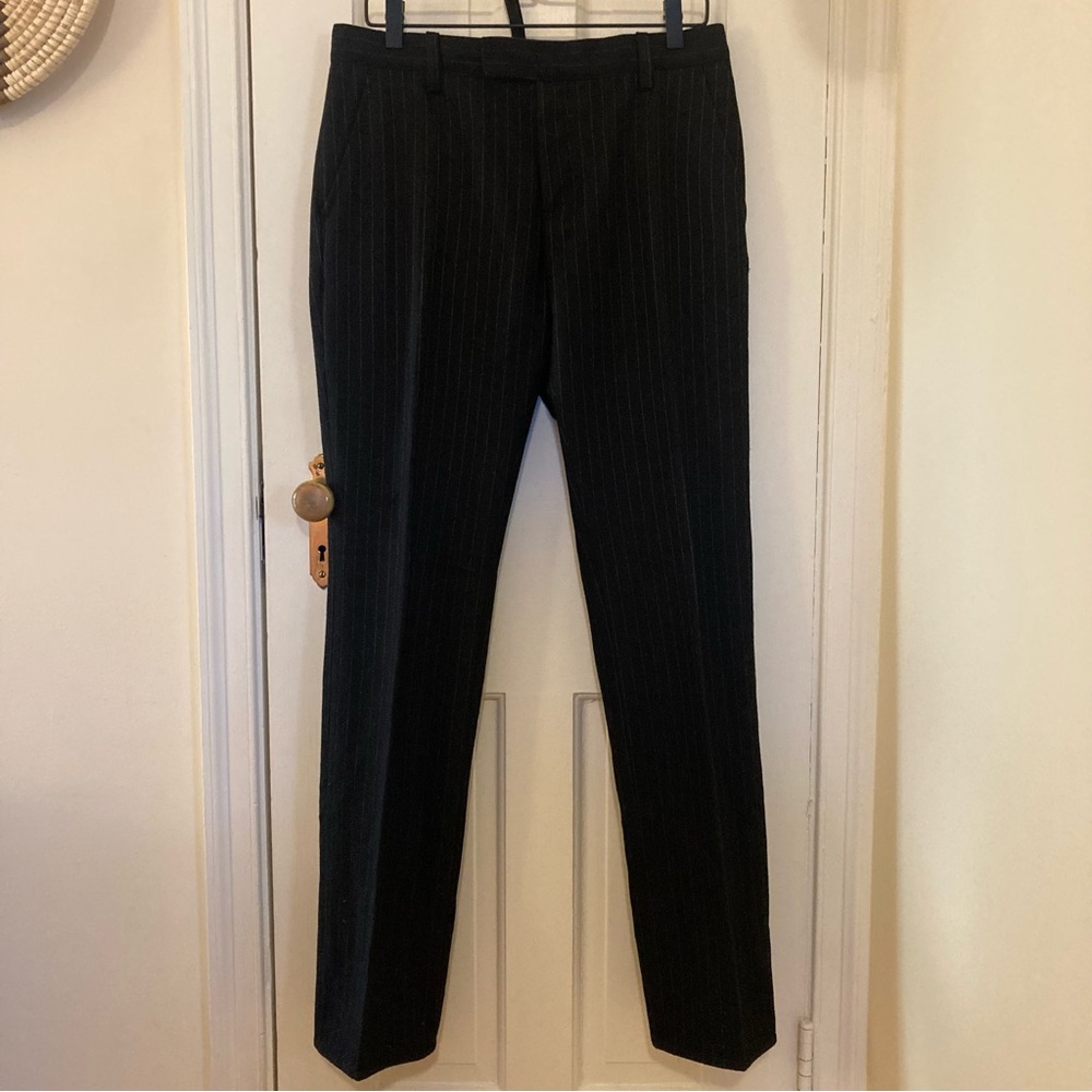 Men’s Laundry Industry pinstripe trousers